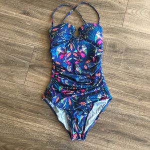 Anthropology one piece swimsuit